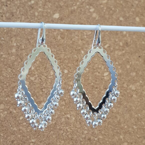 Italian sterling silver earrings - Picture 5 of 5